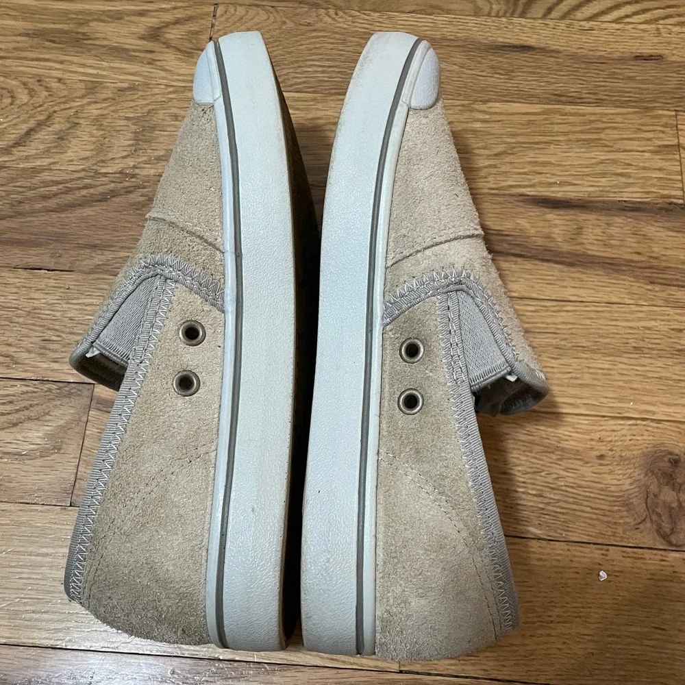 KEEN Women's Elsa Harvest Slip On Casual Shoes Beige Suede Leather Size 7‎ US